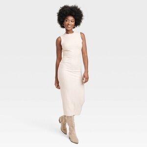 Universal Thread from Target Tank Sweater Dress - ribbed knit heather cream